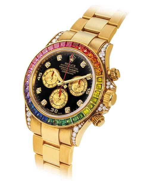 rolex rainbow of gems